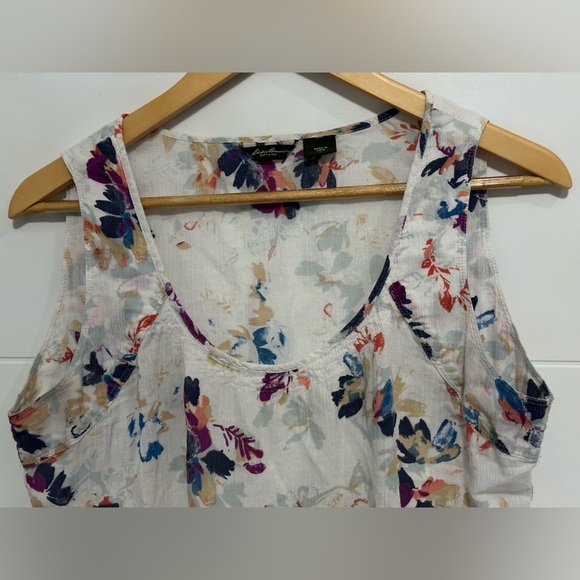 Eddie Bauer: Women’s Floral Sleeveless Top- Size Large - Picture 3 of 7